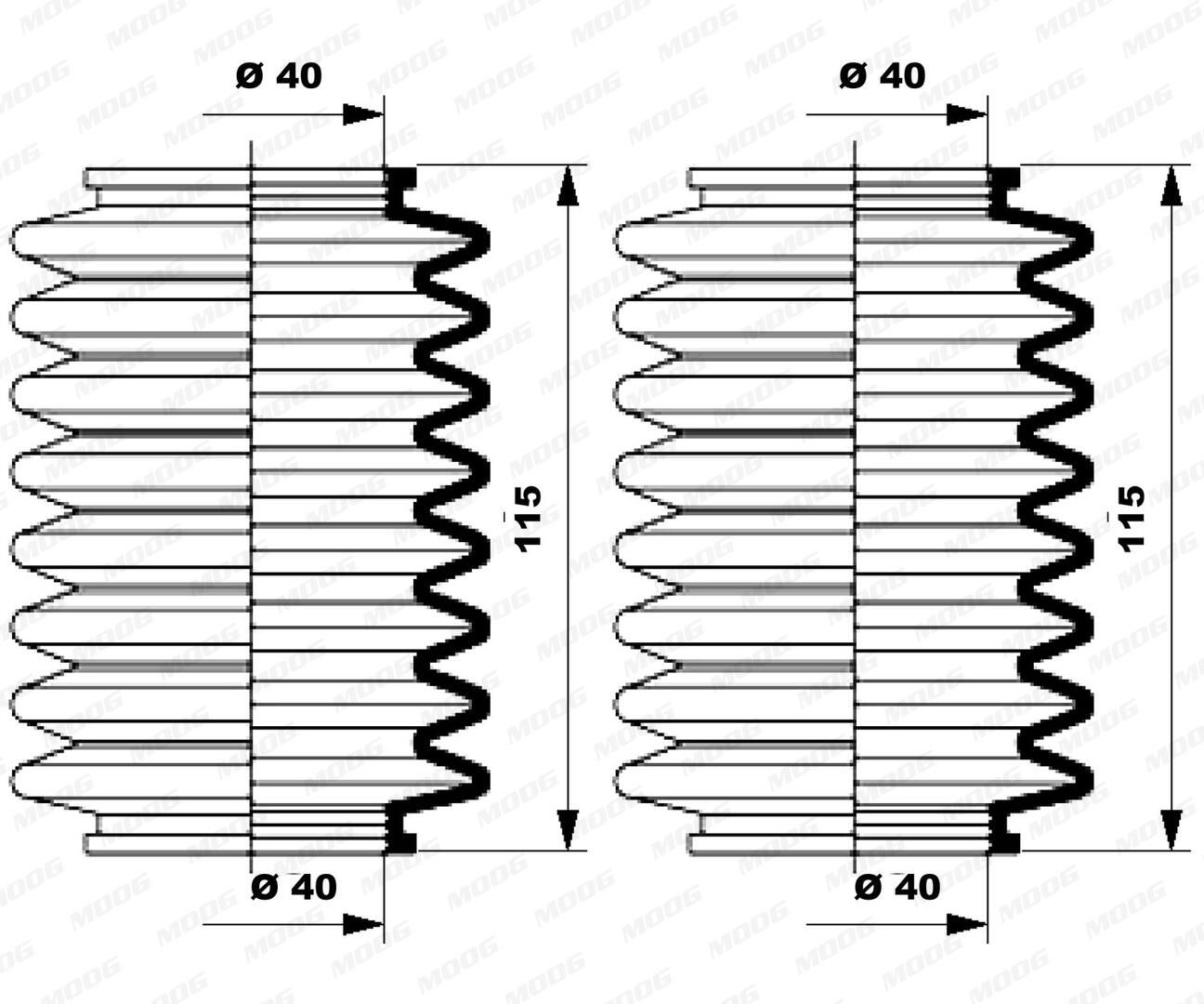 Bellow Kit, steering-1