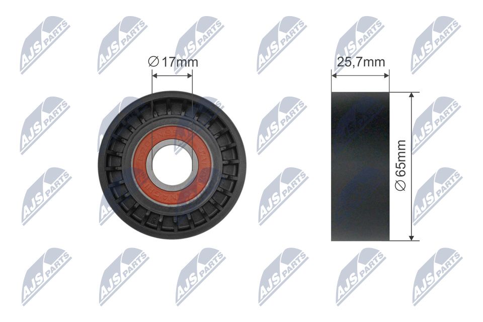 NTY RNK-BM-031 Tensioner pulley, v-belt