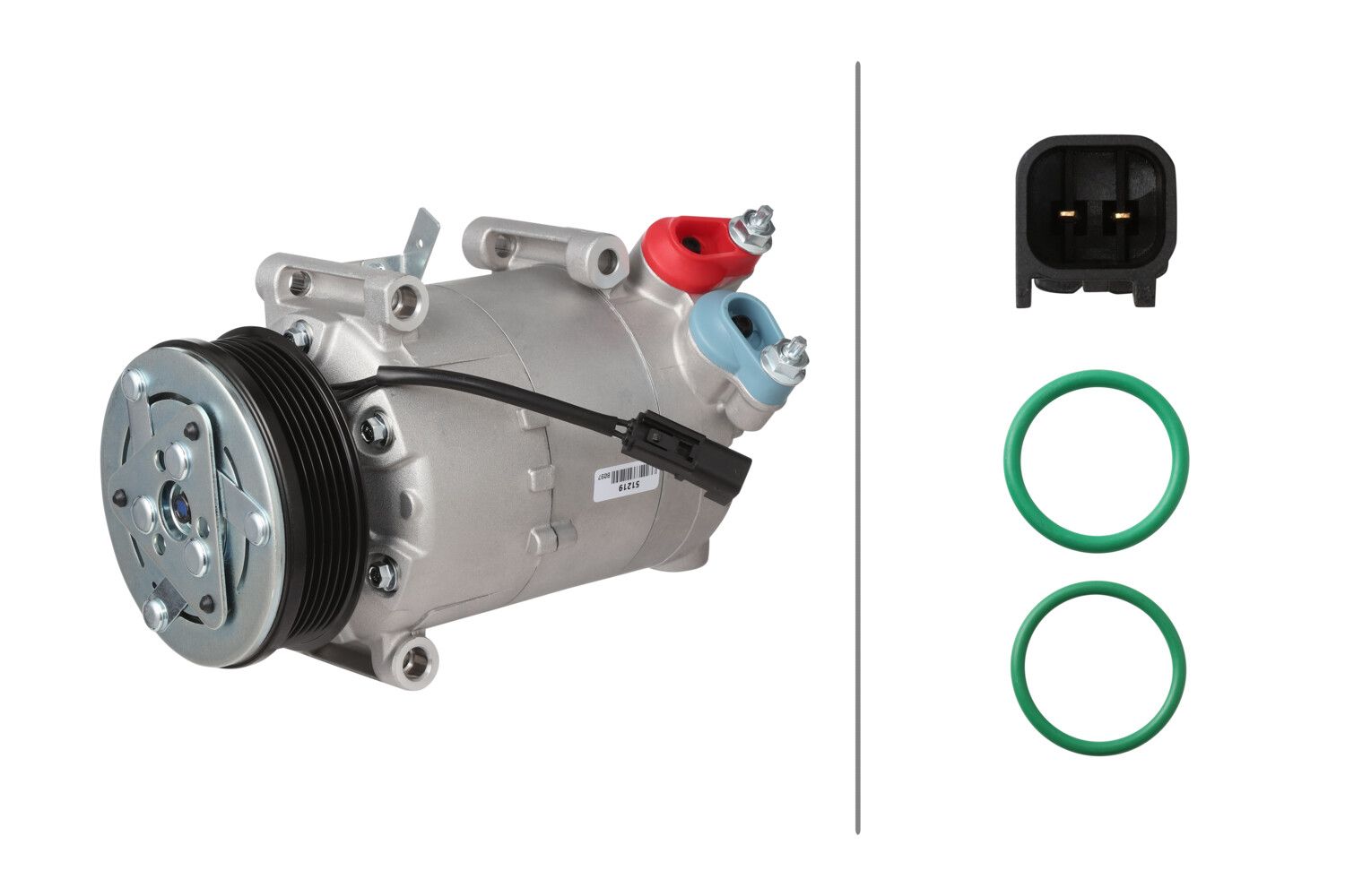 HELLA 8FK 366 203-201 Compressor, air conditioning