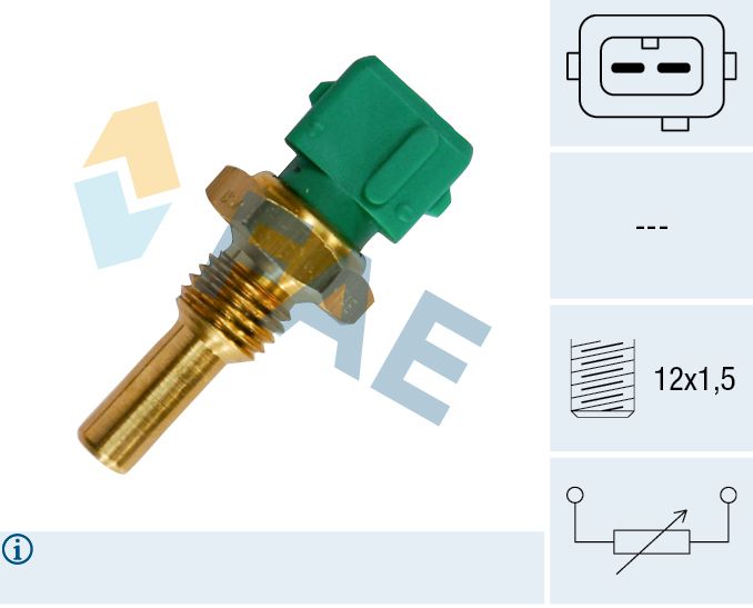 FAE 33360 Sensor, coolant temperature