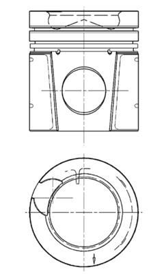 KOLBENSCHMIDT 94896600 Piston