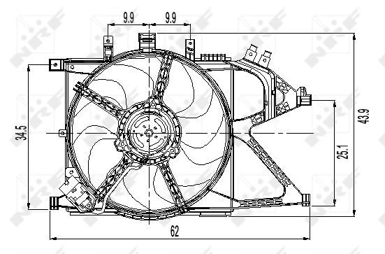 Fan, engine cooling-4