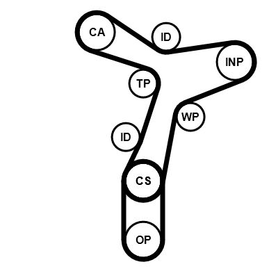 Water Pump & Timing Belt Kit-1