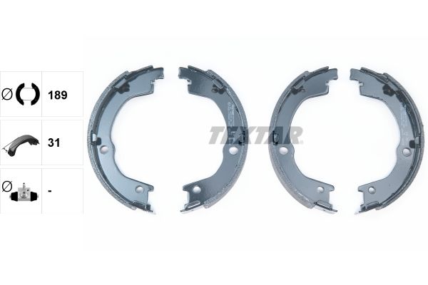 Brake Shoe Set, parking brake