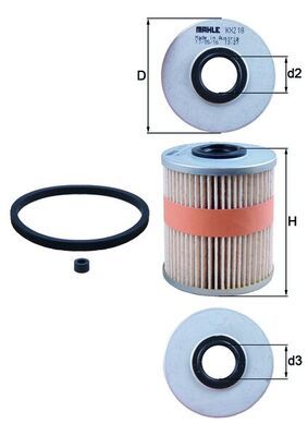 KNECHT KX 218D Fuel filter