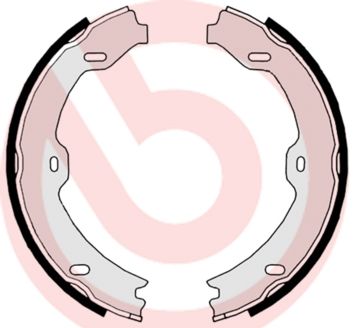 BREMBO S 50 519 Brake shoe set, parking brake