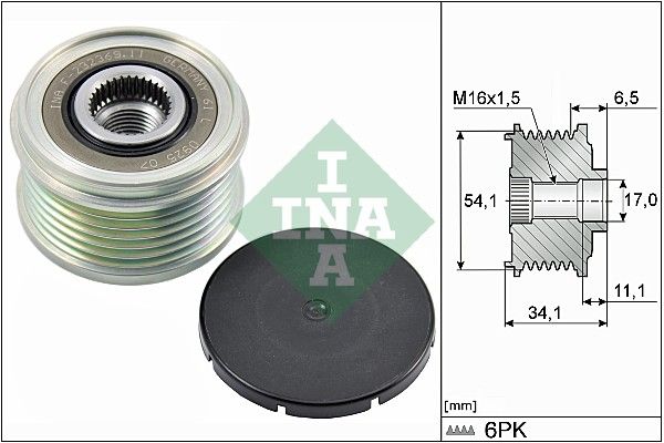 SCHAEFFLER INA 535 0179 10 Alternator freewheel clutch
