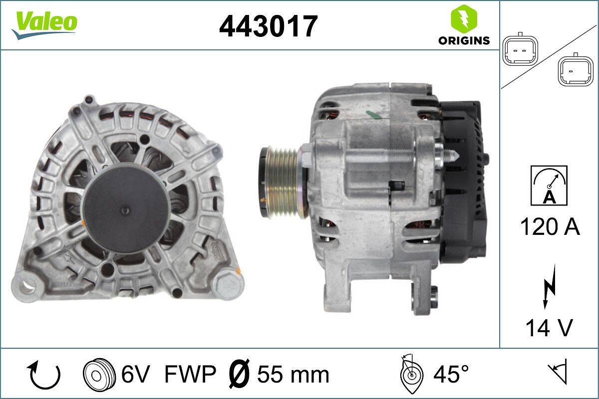 VALEO 443017 Alternator