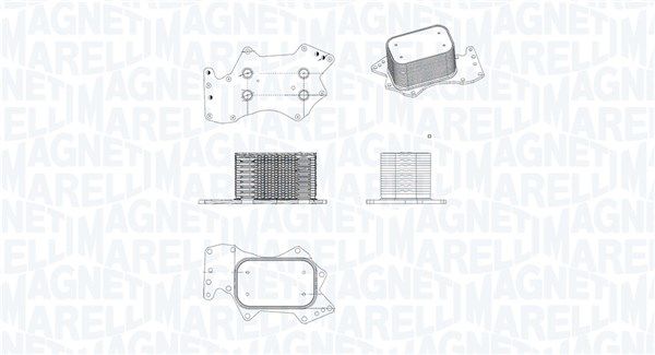 MAGNETI MARELLI 350300007600 Oil cooler, engine oil