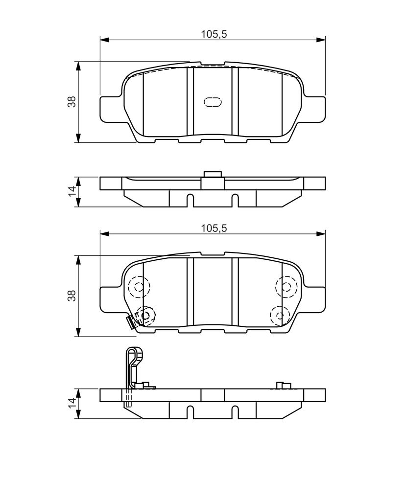 Brake Pad Set, disc brake-6
