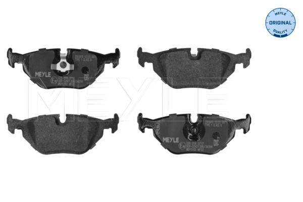 MEYLE 025 216 0717 Brake pad set, disc brake