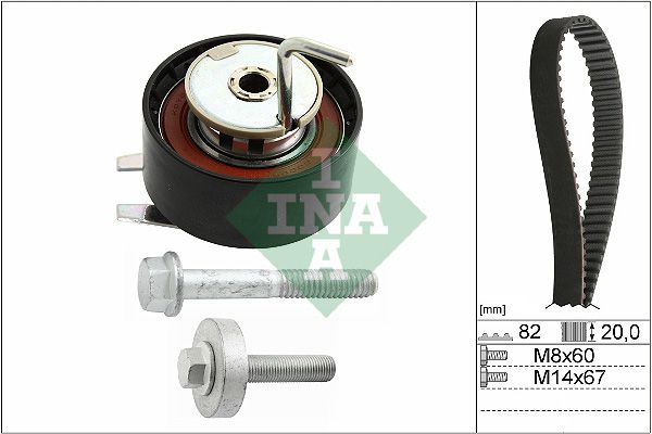SCHAEFFLER INA 530 0693 10 Timing belt kit
