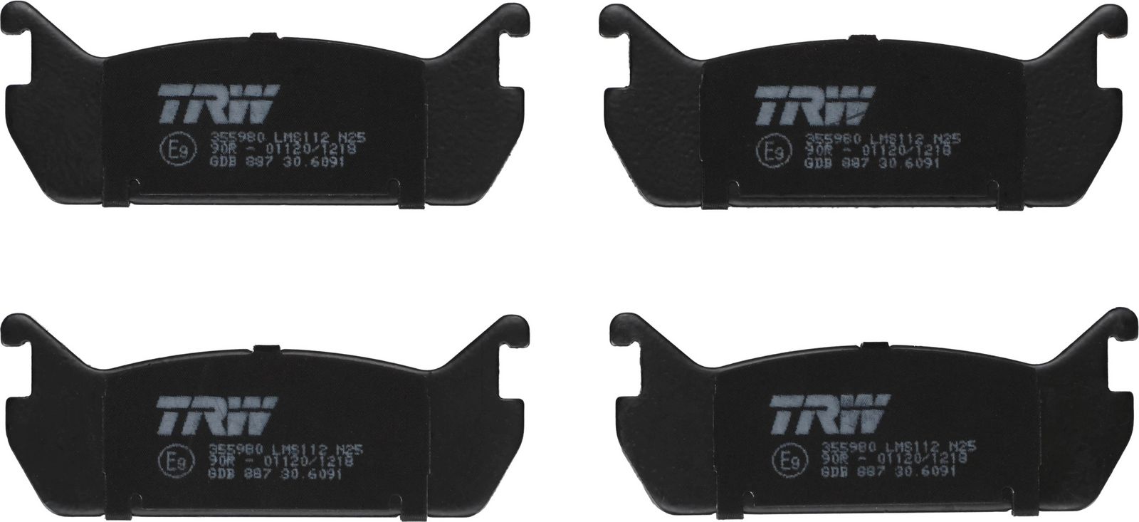 TRW GDB887 Brake pad set, disc brake