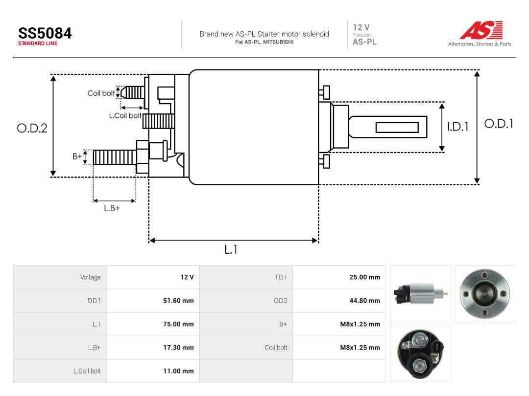 Solenoid Switch, starter-3