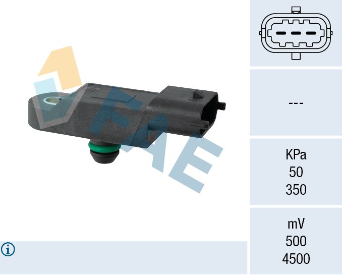FAE 15092 Sensor, boost pressure