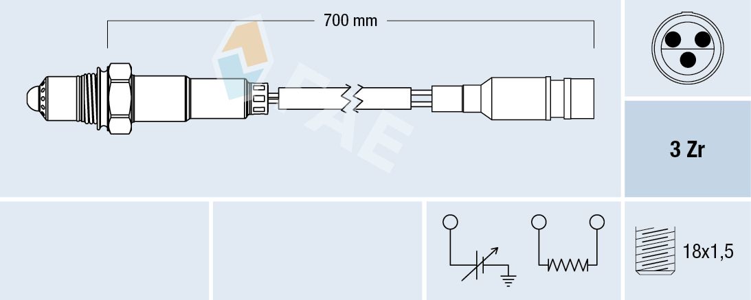 FAE 77199 Oxygen sensor