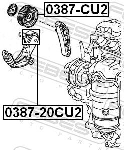 Tensioner Pulley, V-ribbed belt-1