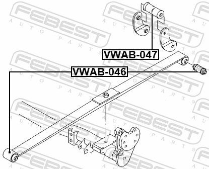 Bushing, leaf spring-1