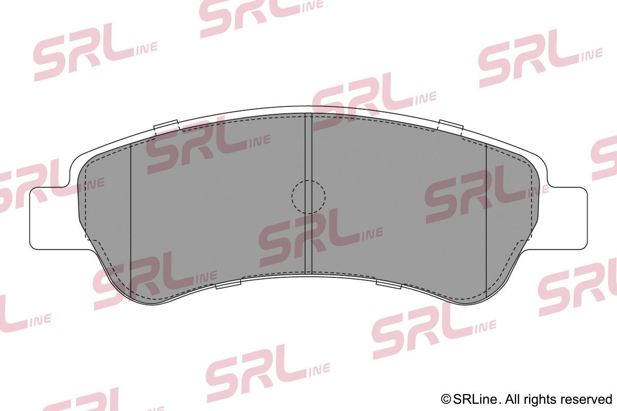 SRLINE S70-1156 Brake pad set, disc brake