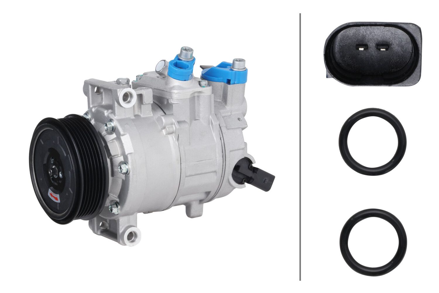 HELLA 8FK 366 201-501 Compressor, air conditioning