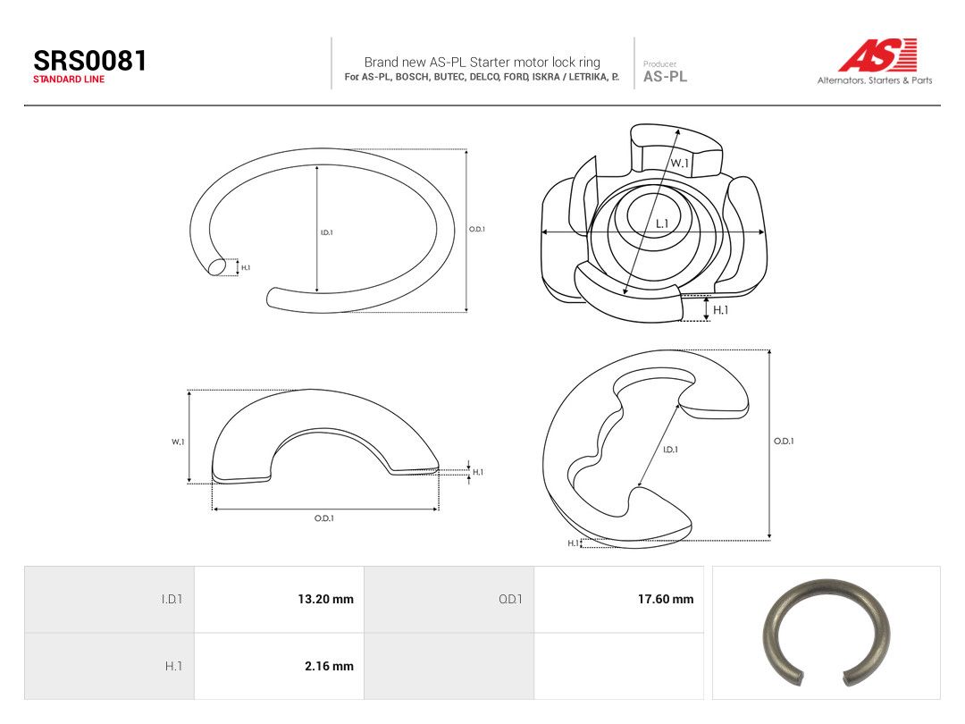 Repair Kit, starter-1
