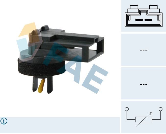 FAE 33516 Sensor, interior temperature