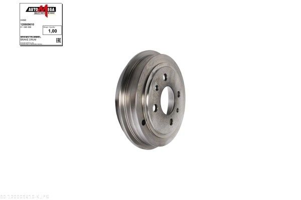 AUTOMEGA 120009610 Brake drum