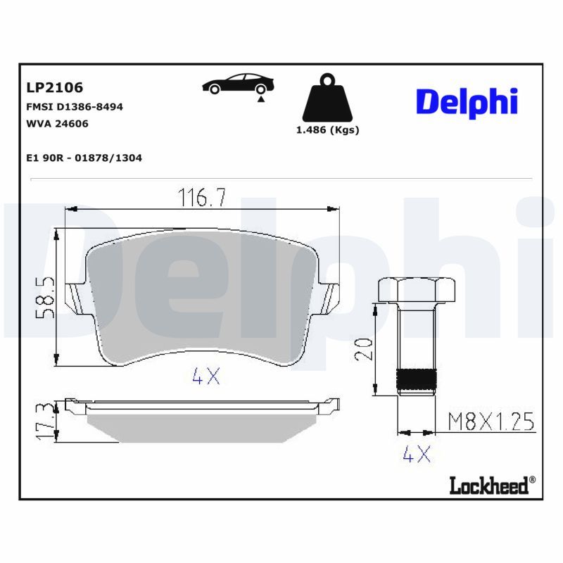 Brake Pad Set, disc brake-3
