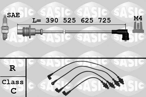 SASIC 9280001 Ignition cable kit