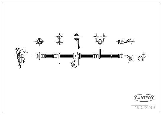 CORTECO 19032249 Brake hose
