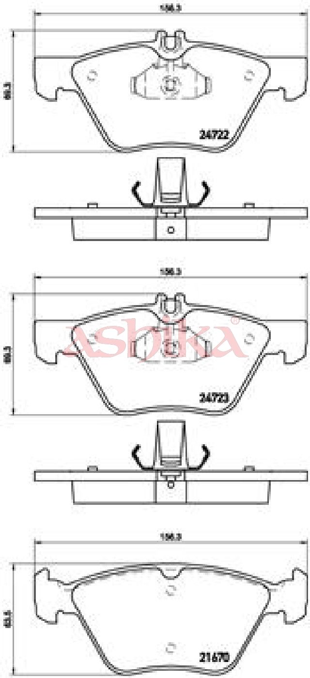 Brake Pad Set, disc brake-1