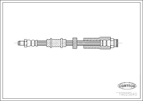 CORTECO 19025840 Brake hose