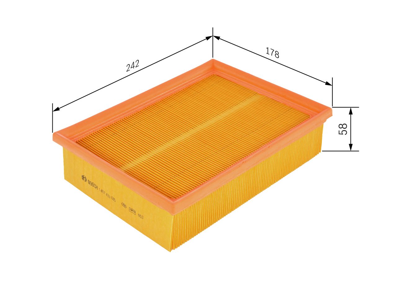 BOSCH 1 457 433 085 Oro filtras