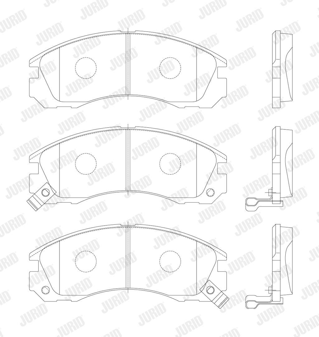 Brake Pad Set, disc brake-1