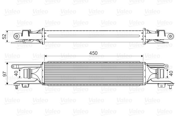 VALEO 818577 Charge air cooler