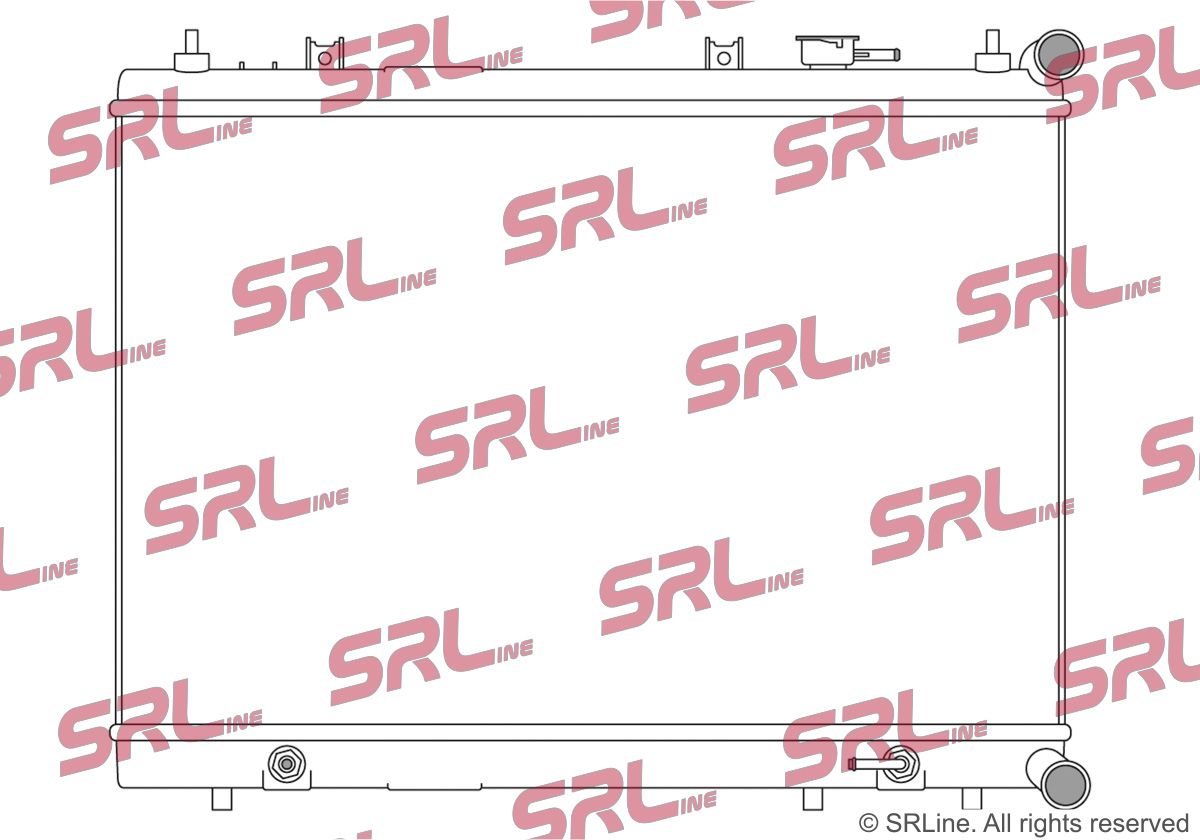 SRLINE 35K208-1 Radiator, engine cooling
