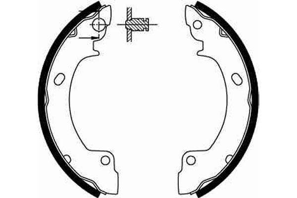 Brake Shoe Set-1