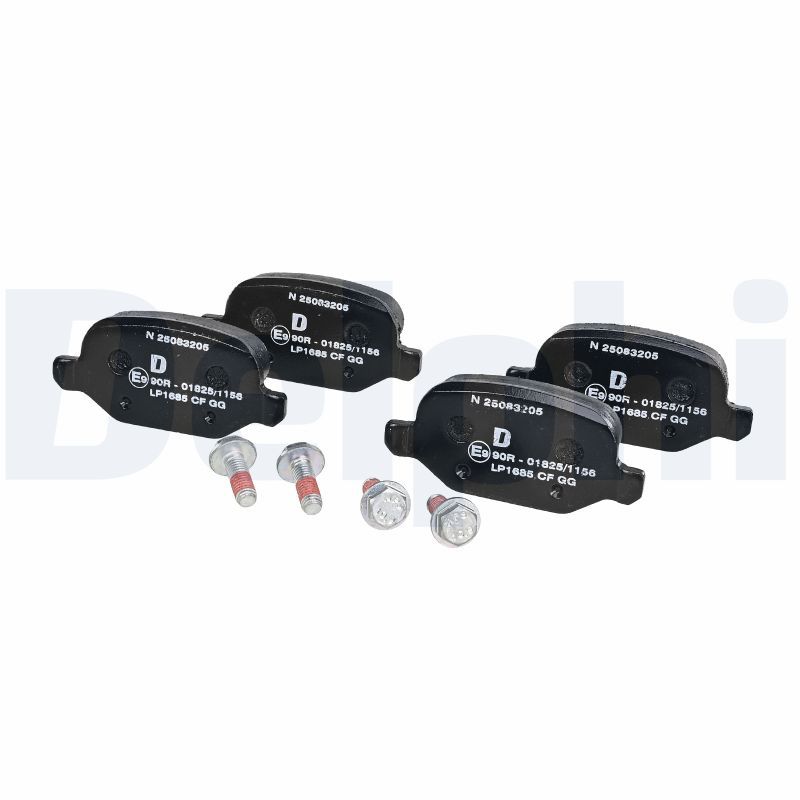 DELPHI LP1685 Brake pad set, disc brake