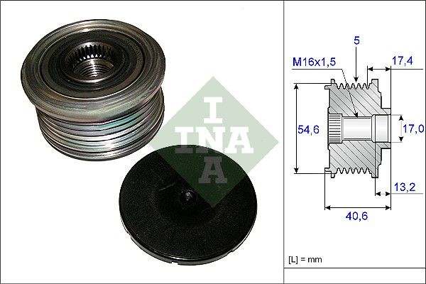 SCHAEFFLER INA 535 0109 10 Alternator freewheel clutch