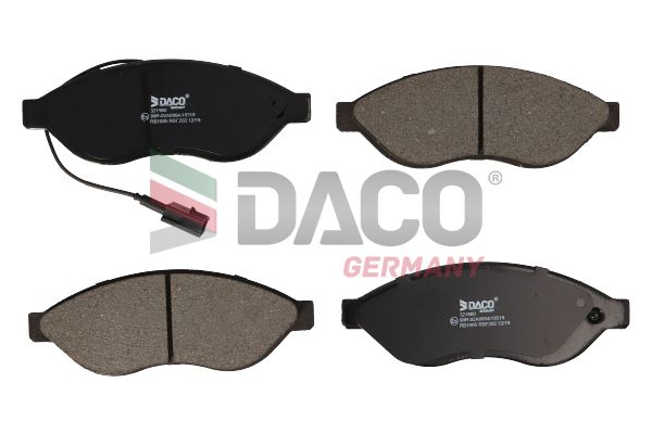DACO 321960 Brake pad set, disc brake