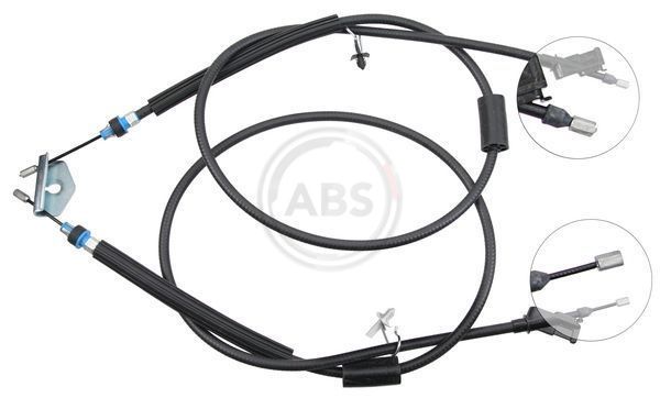 A.B.S. K13475 Cable pull, parking brake