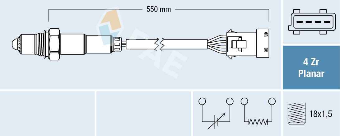 FAE 77411 Oxygen sensor