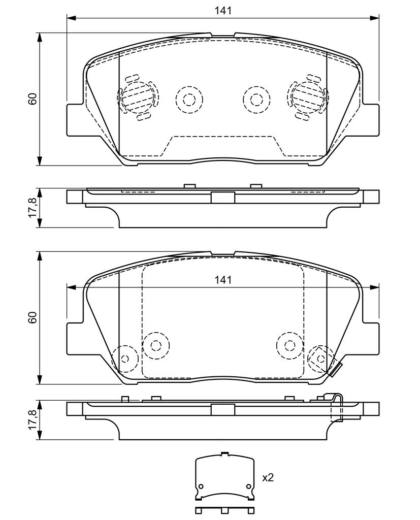 Brake Pad Set, disc brake-5