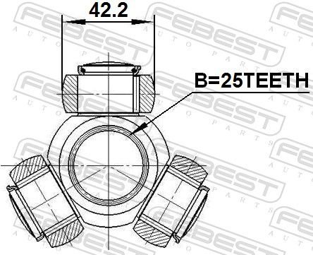 Spider Assembly, drive shaft-1