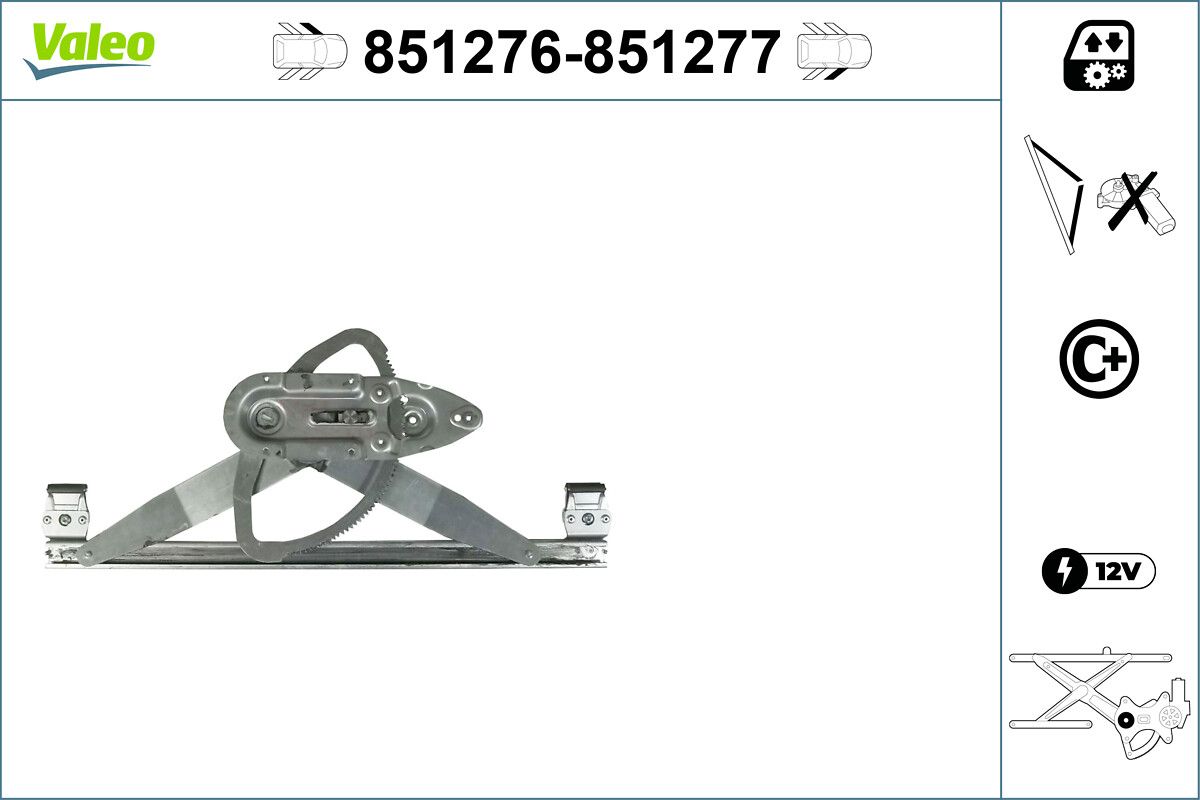 VALEO 851276 Window regulator