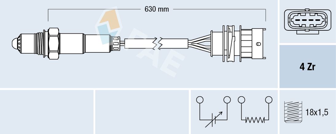 FAE 77156 Oxygen sensor