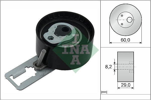 SCHAEFFLER INA 531 0850 10 Tensioner pulley, timing belt