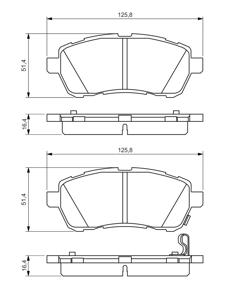Brake Pad Set, disc brake-6