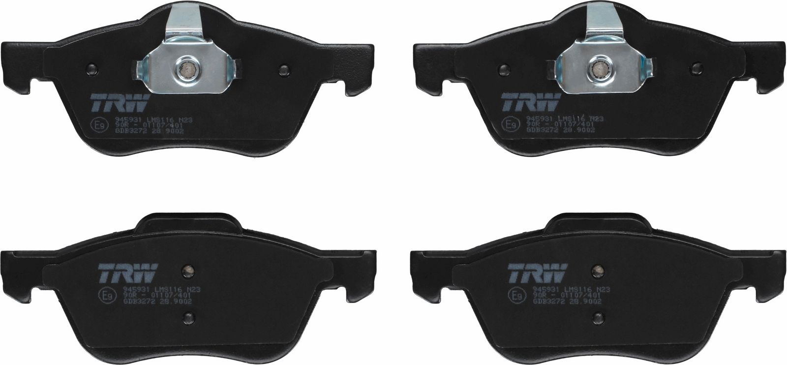 TRW GDB3272 Brake pad set, disc brake