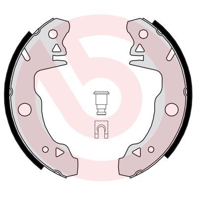 BREMBO S 61 531 Brake shoe set